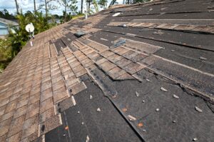 An Aerial View of a House Showcasing Hurricane Shutter Services in Central Florida